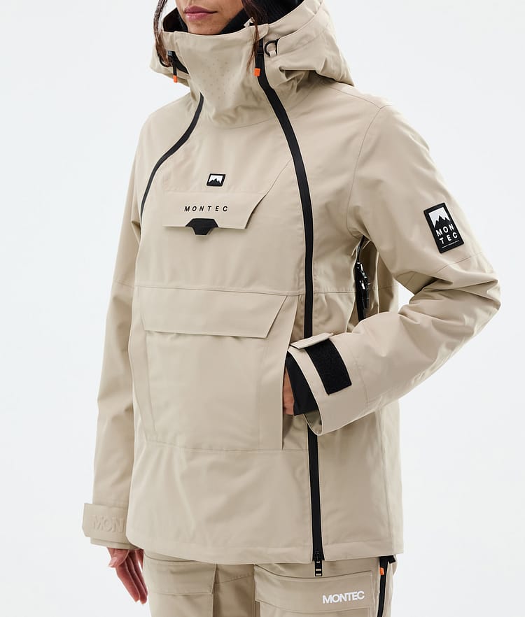 Doom W Ski Jacket Women Sand, Image 8 of 11