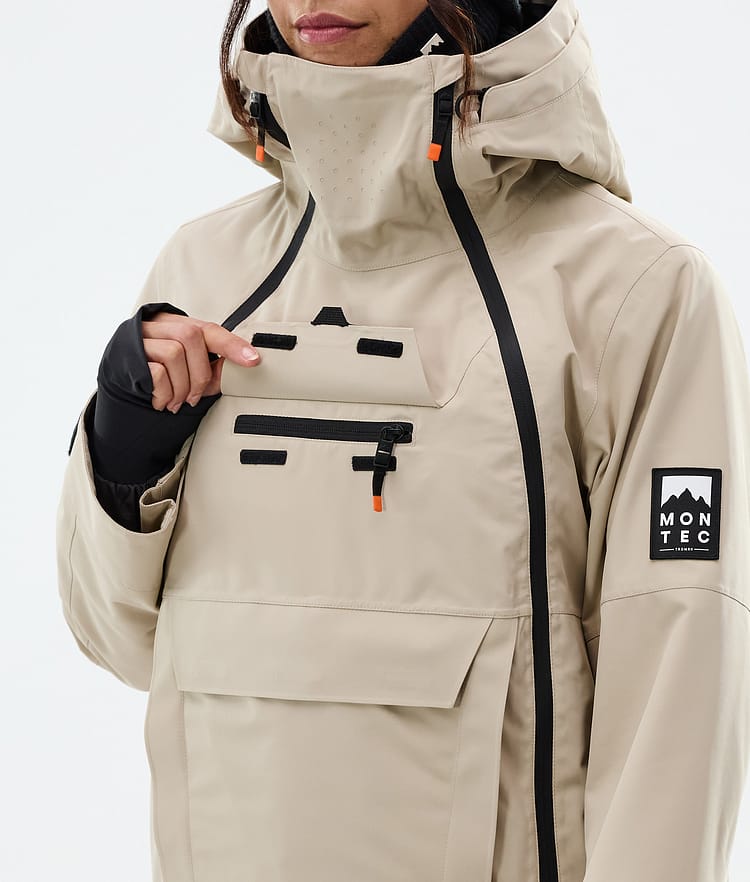 Doom W Ski Jacket Women Sand, Image 10 of 11