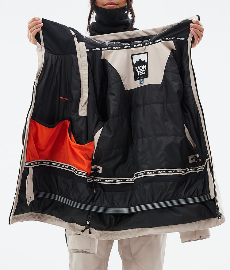 Doom W Ski Jacket Women Sand, Image 10 of 10