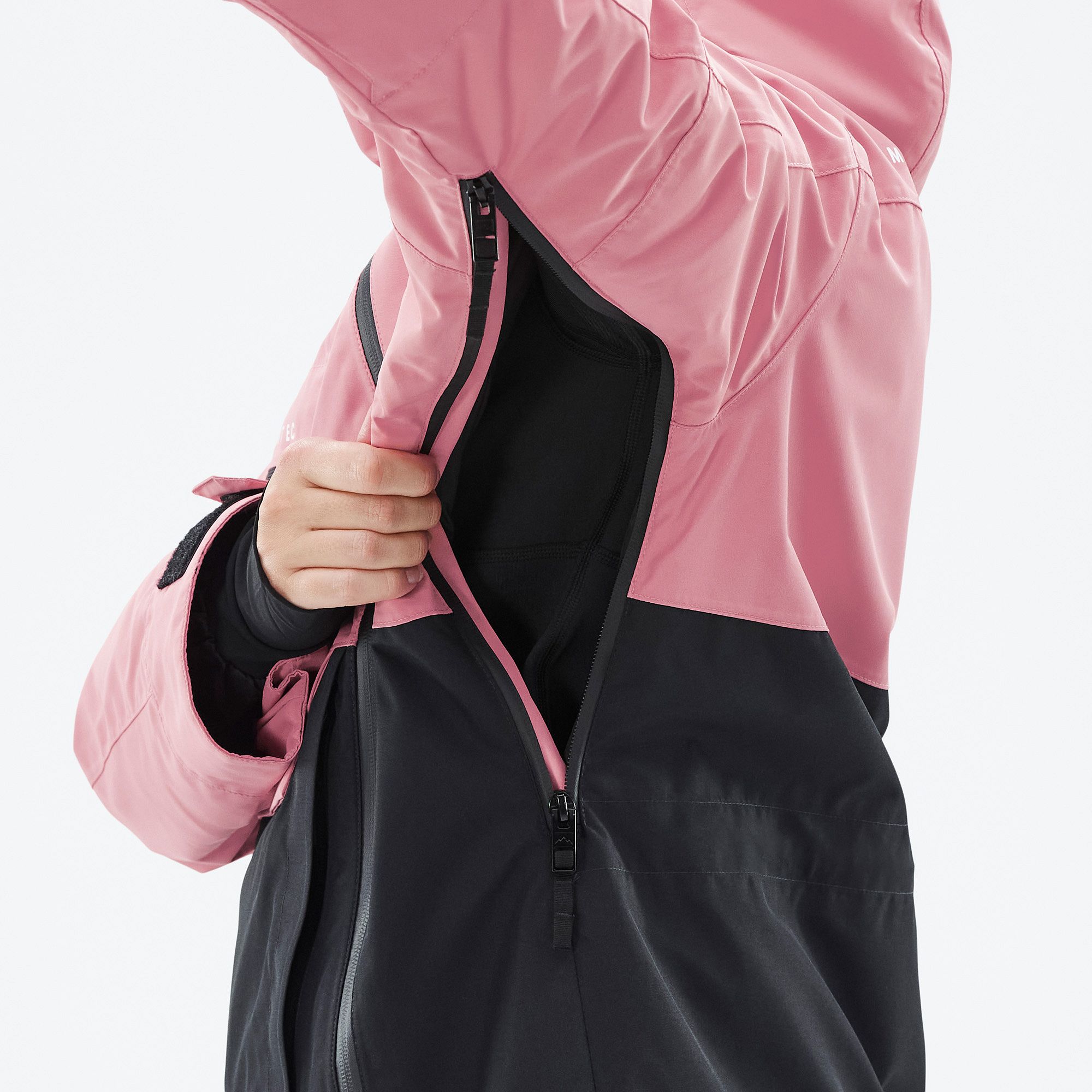 Montec W ピンク/ブラック ウェア XS（S〜M）の方向き Montec Doom W Ski Jacket Women Pink/Black | Montecwear.com