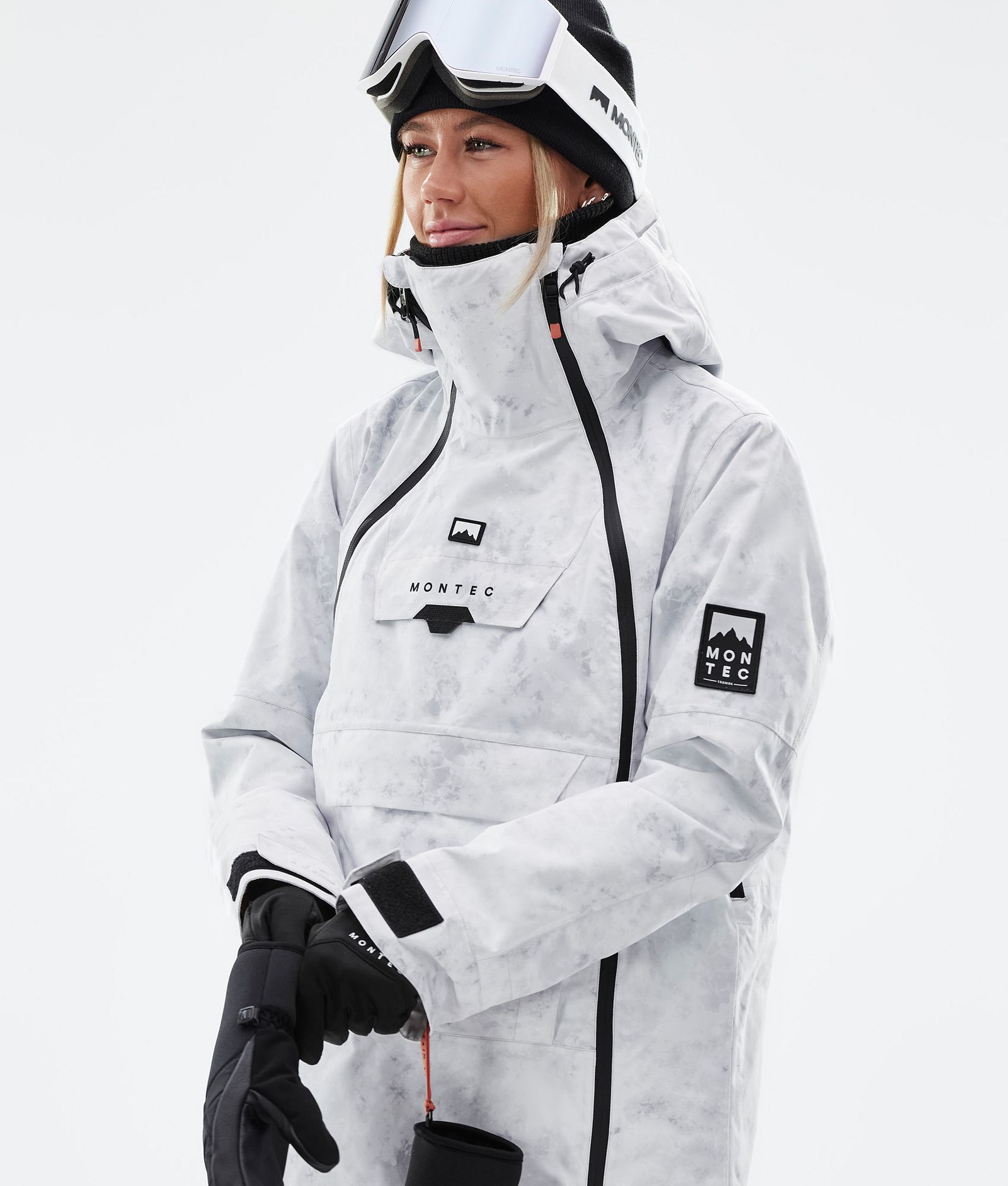 Doom W Snowboardjakke Dame White Tiedye, Billede 2 af 11