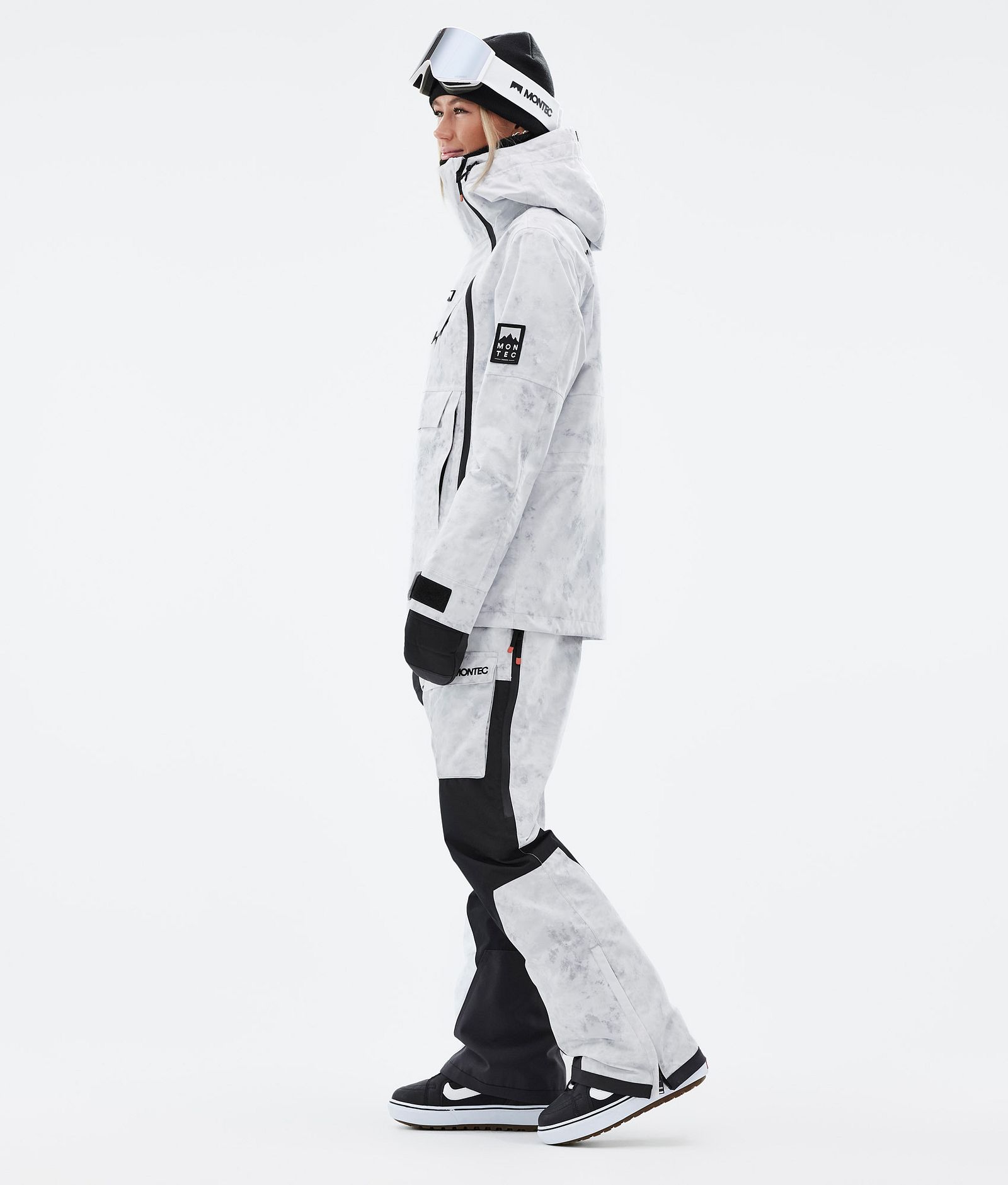 Doom W Snowboardjakke Dame White Tiedye, Billede 4 af 11
