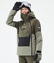 Doom W Ski Jacket Women Olive Green/Black/Greenish