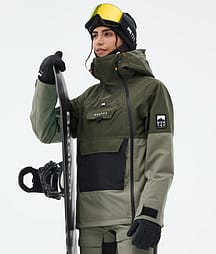 Montec Doom W Snowboard jas Dames Olive Green/Black/Greenish