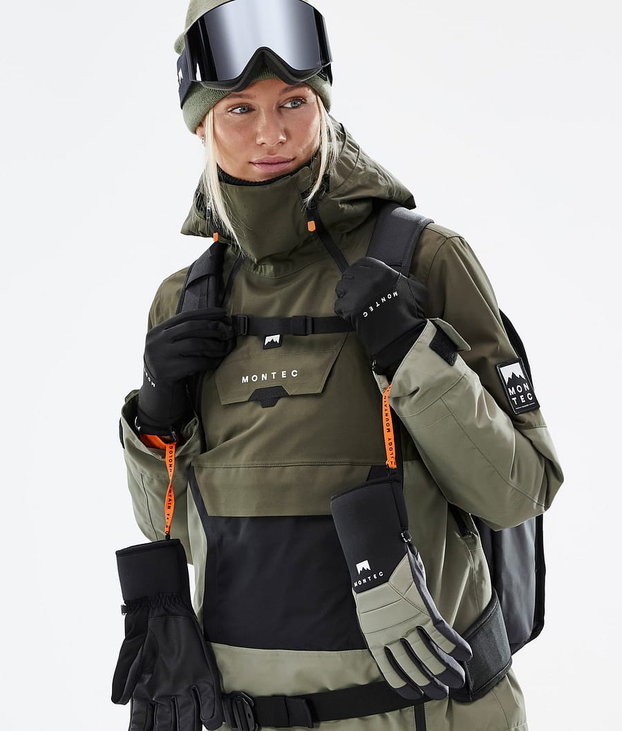 Doom W Ski Jacket Women Olive Green/Black/Greenish