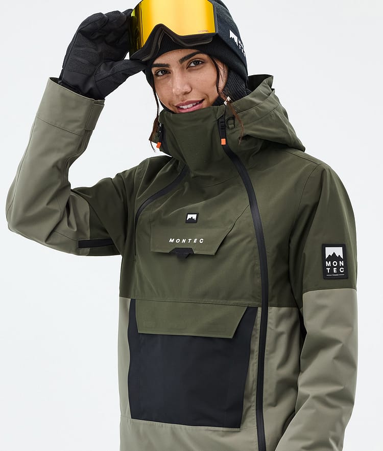 Doom W Ski Jacket Women Olive Green/Black/Greenish, Image 2 of 11