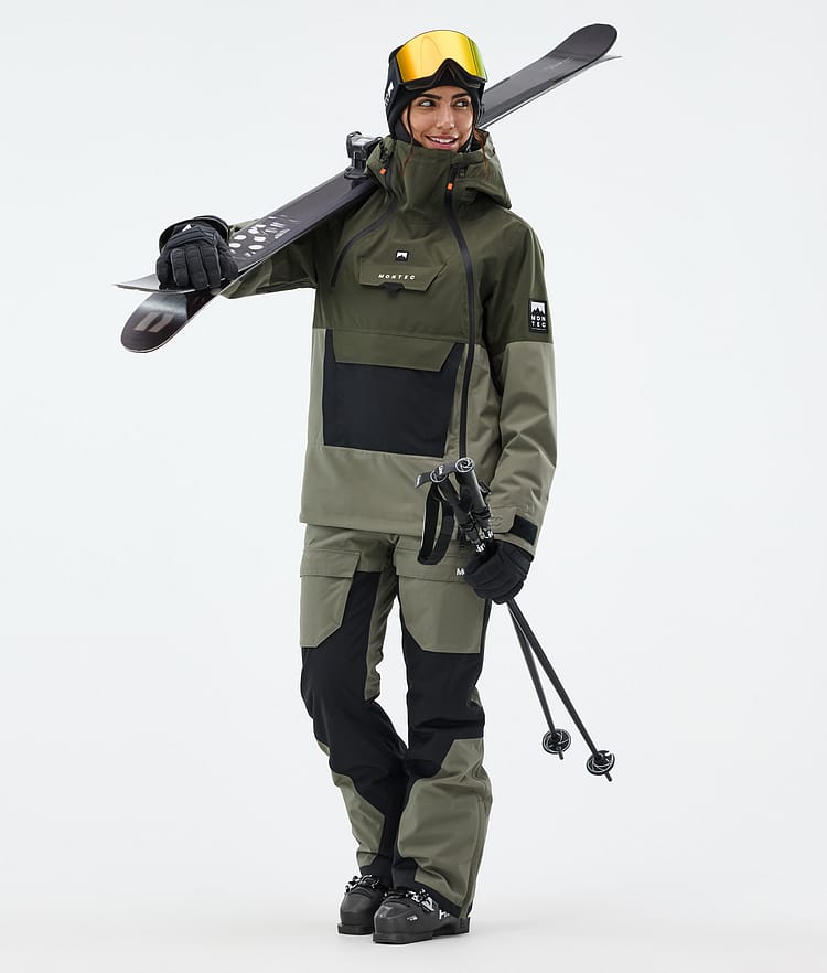 Doom W Ski Jacket Women Olive Green/Black/Greenish, Image 3 of 11