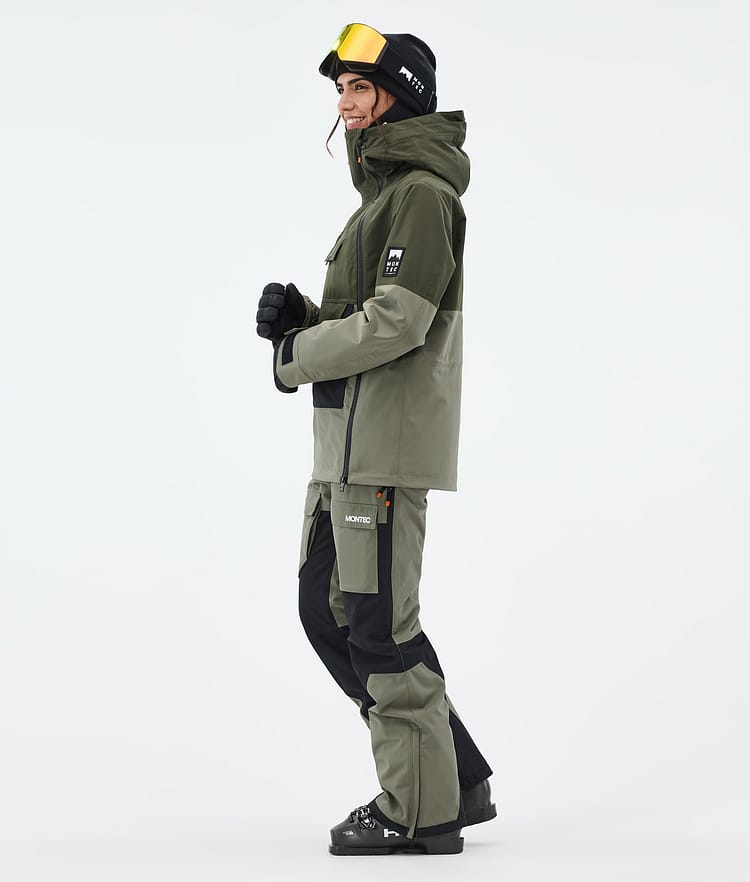 Doom W Ski Jacket Women Olive Green/Black/Greenish, Image 4 of 11