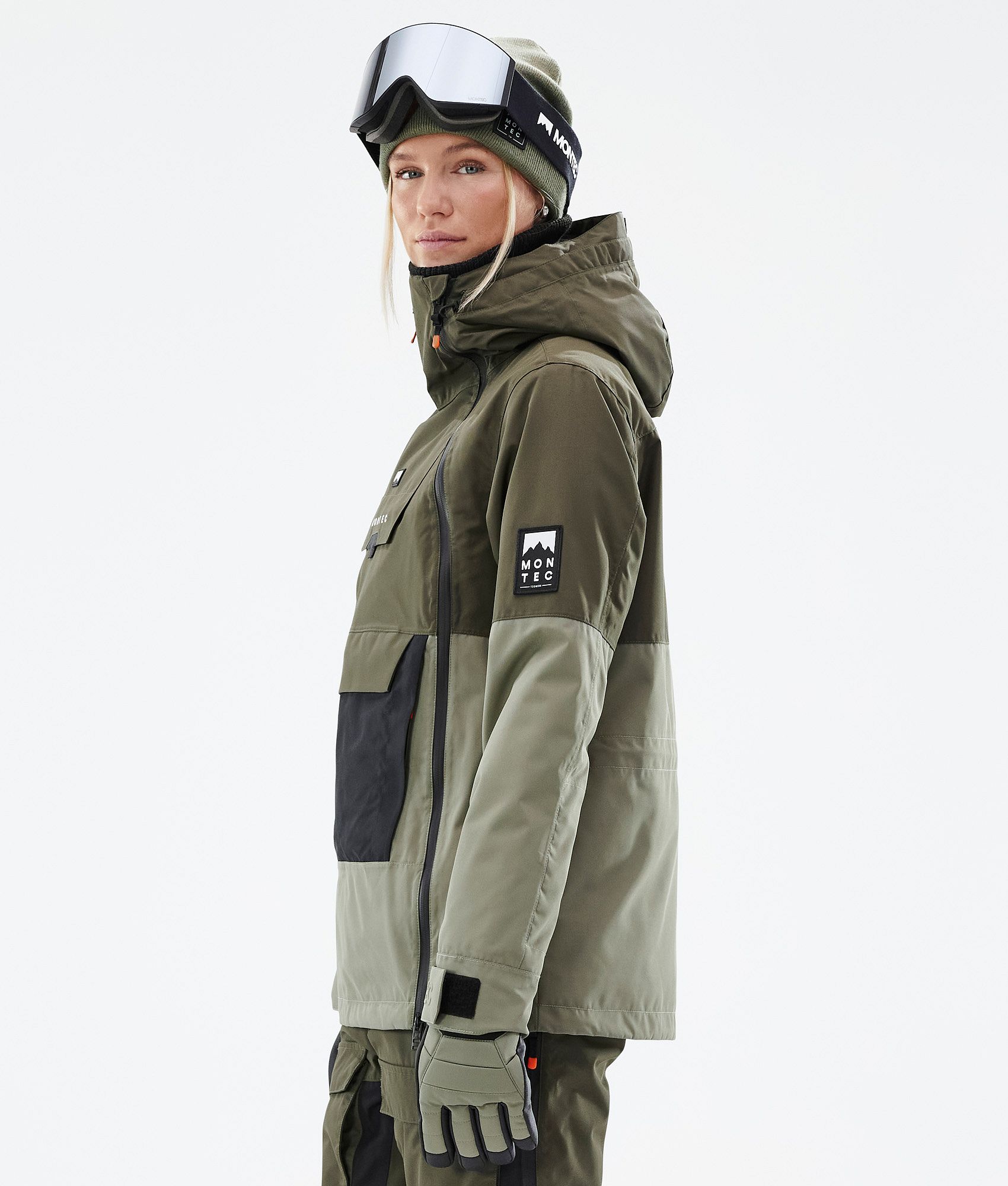 Montec Doom W Snowboard Jacket Women - Olive Green/Black/Greenish