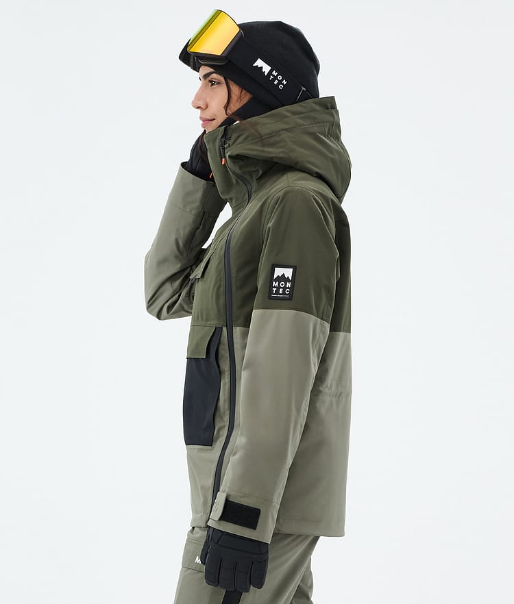 Doom W Ski Jacket Women Olive Green/Black/Greenish, Image 6 of 11
