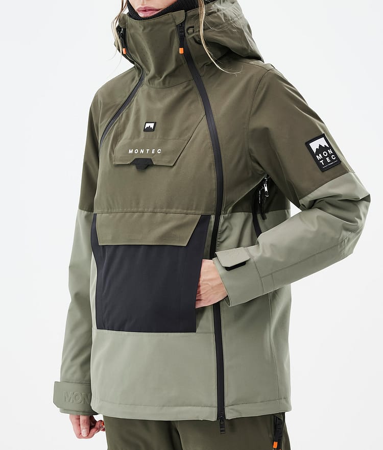 Doom W Snowboardjacke Damen Olive Green/Black/Greenish