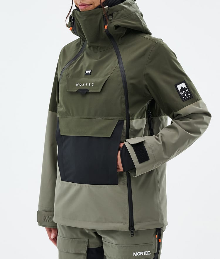 Doom W Snowboard Jacket Women Olive Green/Black/Greenish, Image 8 of 11