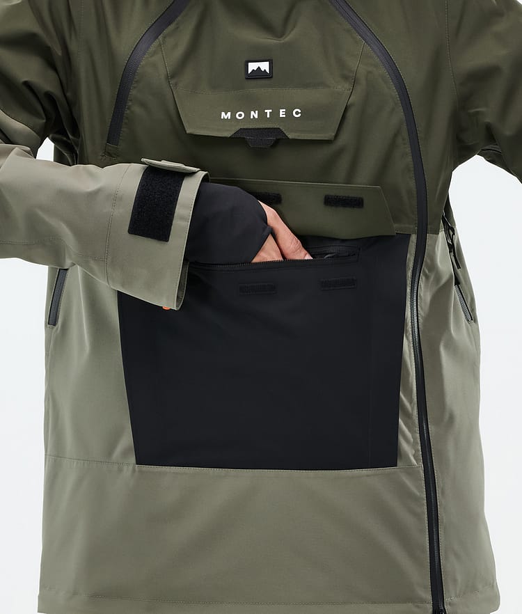 Doom W Ski Jacket Women Olive Green/Black/Greenish, Image 9 of 11