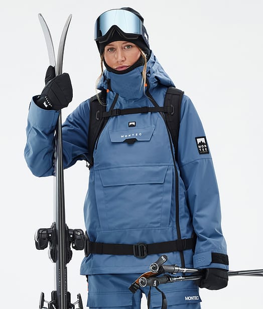 Doom W Ski Jacket Women Blue Steel