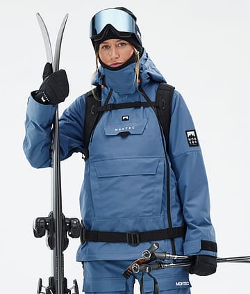 Doom W Skijacke Damen Blue Steel