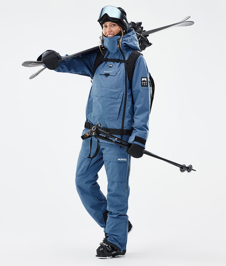Montec Doom W Ski Jacket Women Blue Steel | Montecwear.com
