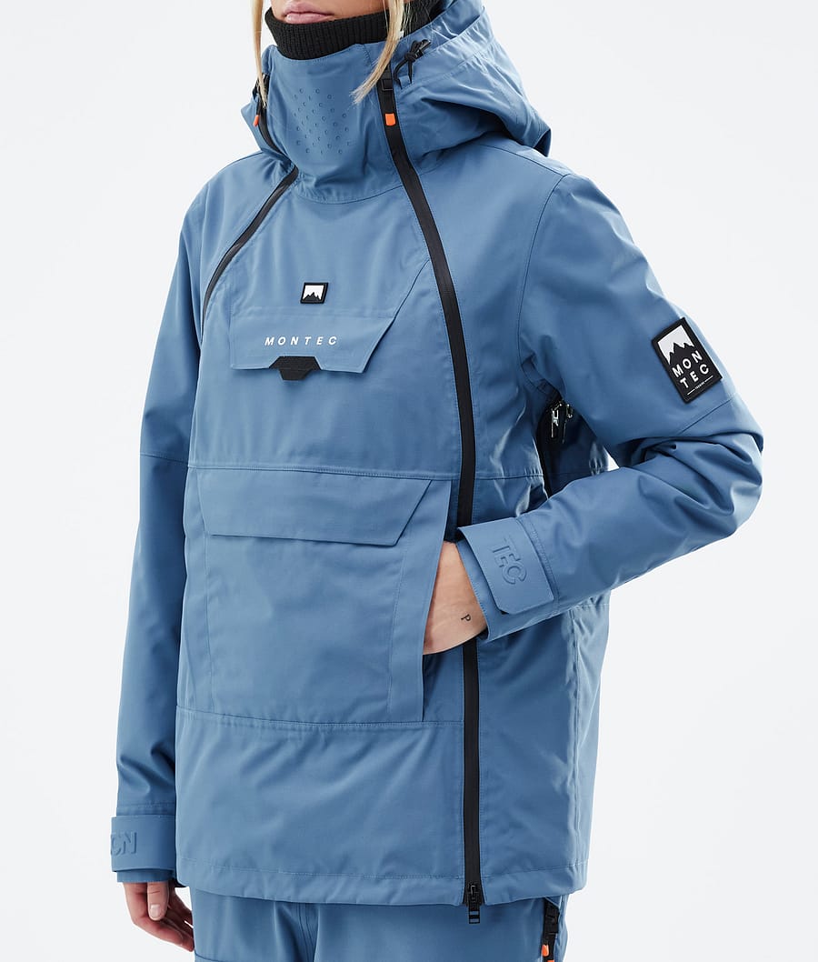Doom W Snowboard Jacket Women Blue Steel