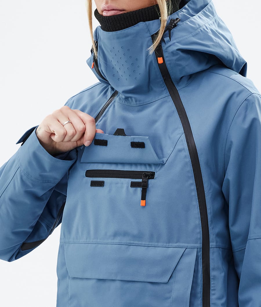 Doom W Snowboard Jacket Women Blue Steel