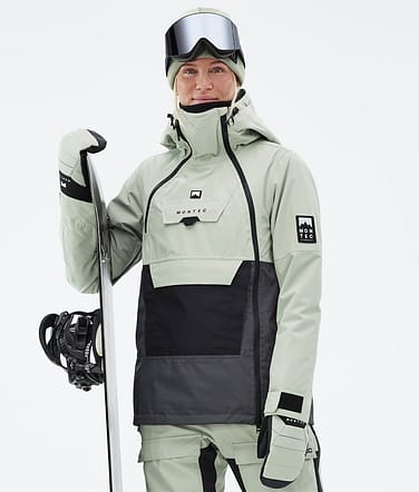 Doom W Snowboardjacke Soft Green/Black/Phantom