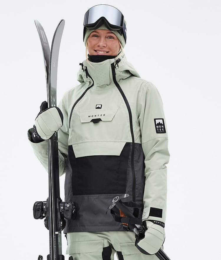 Doom W Skijacke Damen Soft Green/Black/Phantom