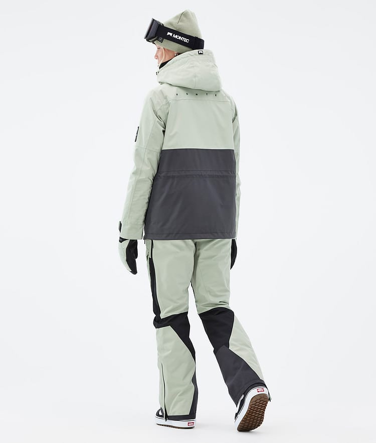 Doom W Snowboardjakke Dame Soft Green/Black/Phantom, Billede 5 af 11