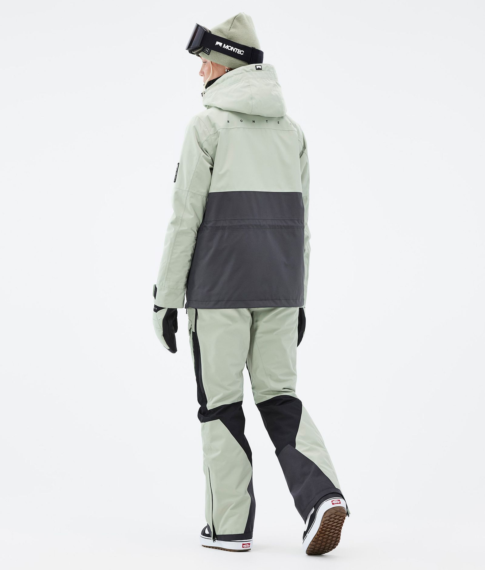 Doom W Snowboardjakke Dame Soft Green/Black/Phantom, Billede 5 af 11