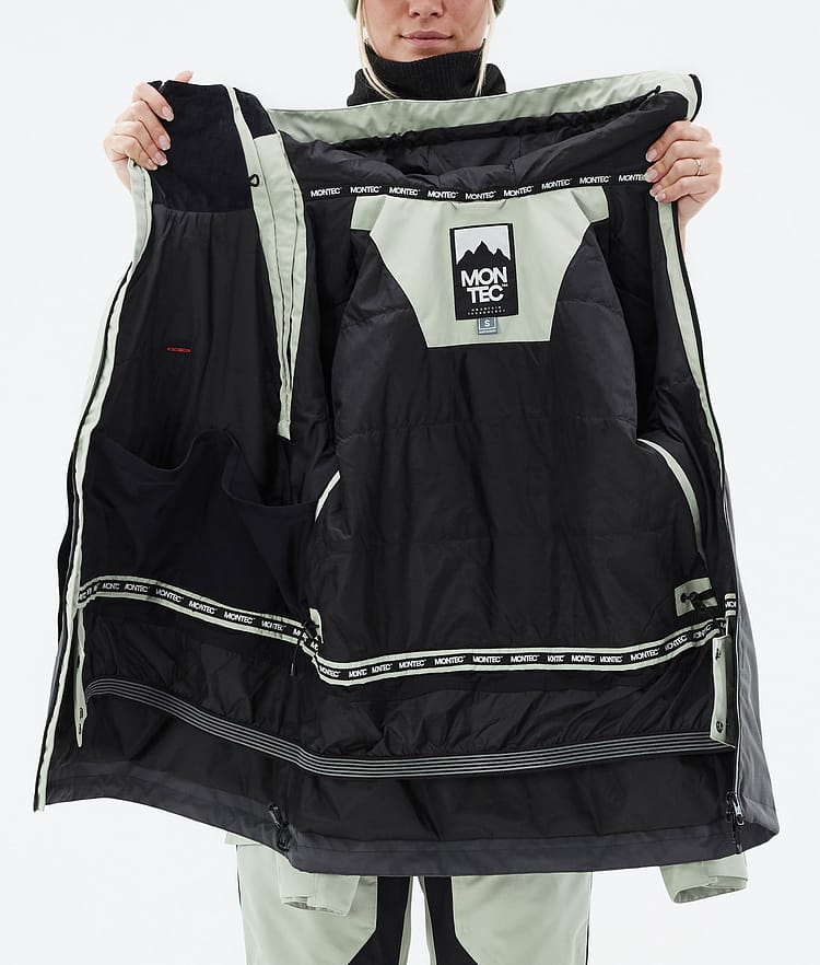 Doom W Snowboard Jacket Women Soft Green/Black/Phantom, Image 11 of 11