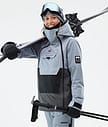 Doom W Ski Jacket Women Soft Blue/Black/Phantom