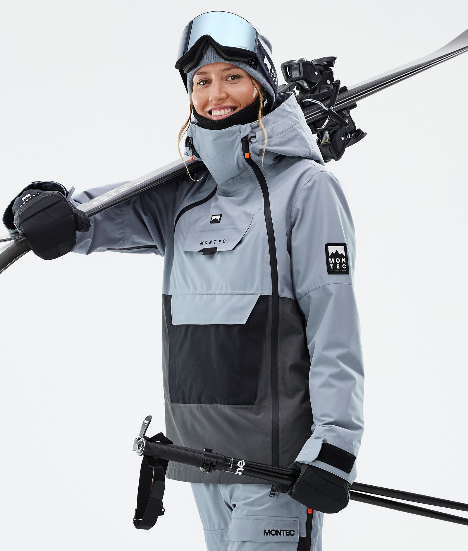 Doom W Ski Jacket Women Soft Blue/Black/Phantom, Image 1 of 11