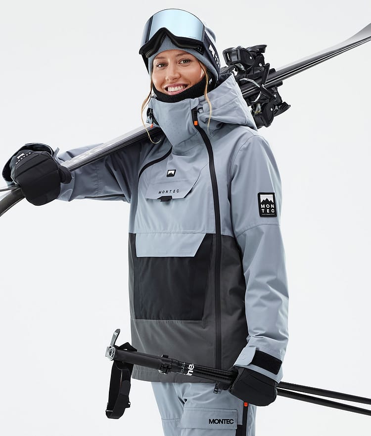 Doom W Skijacke Damen Soft Blue/Black/Phantom