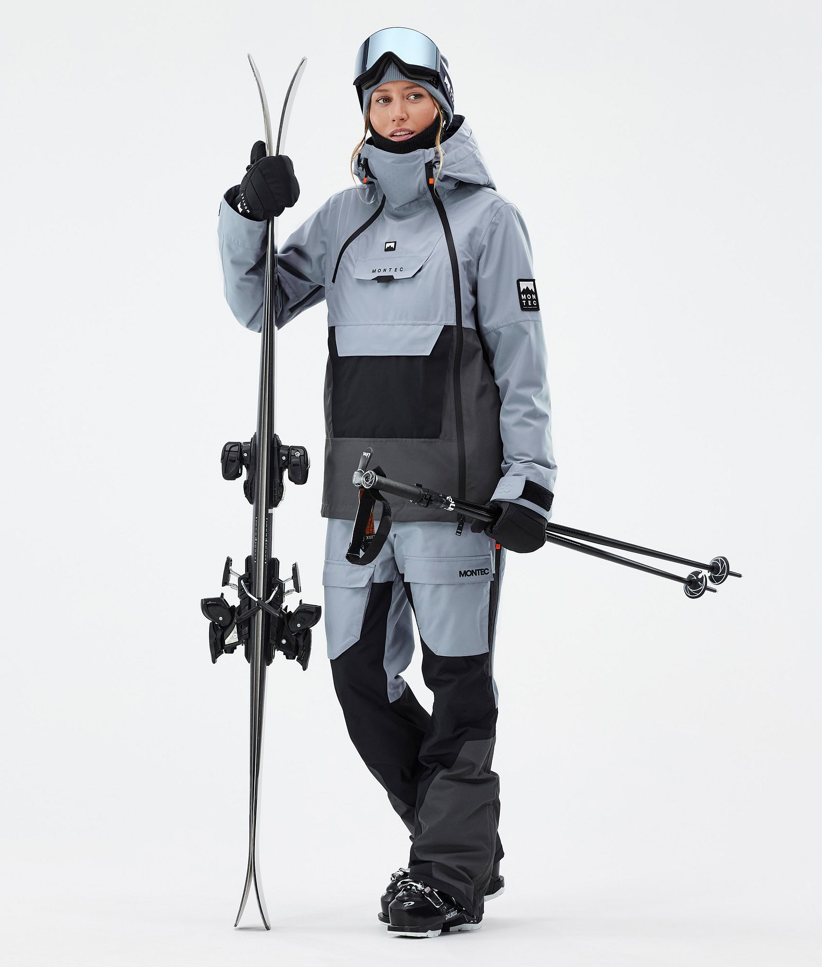 Doom W Ski Jacket Women Soft Blue/Black/Phantom, Image 3 of 11