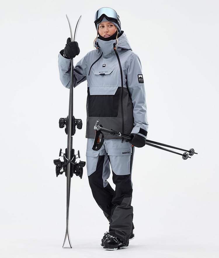 Doom W Manteau Ski Femme Soft Blue/Black/Phantom