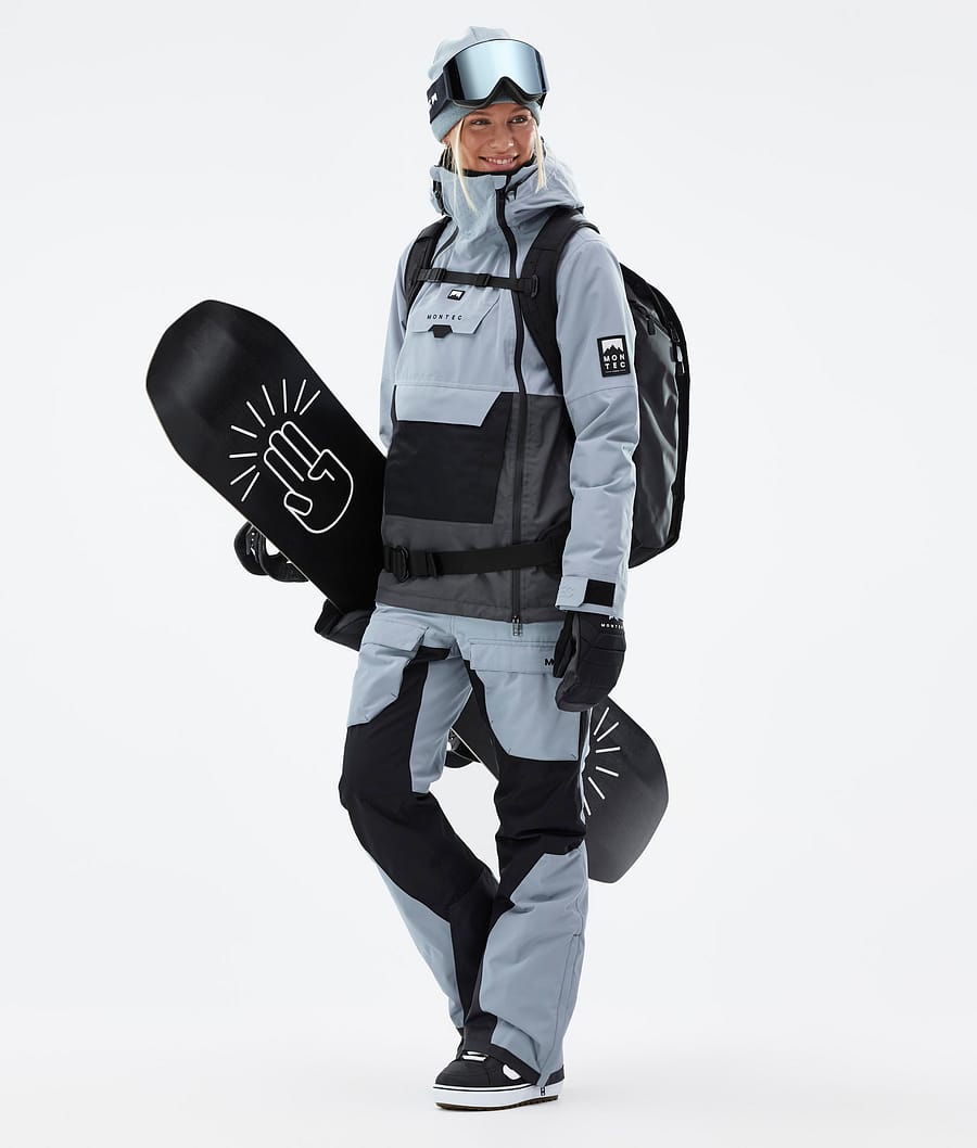 Montec Doom W Women's Snowboard Jacket Soft Blue/Black/Phantom ...
