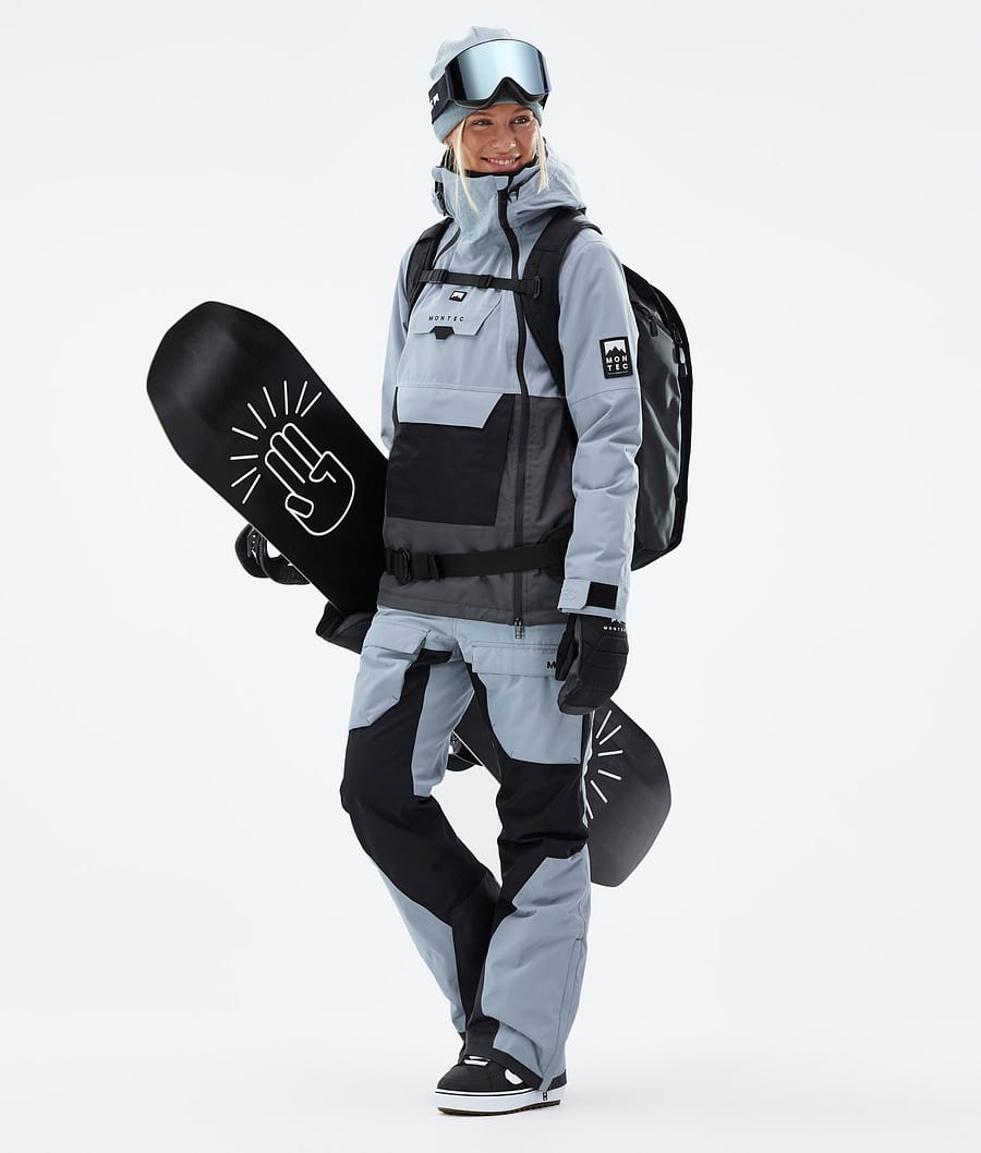Doom W Snowboard Jacket Women Soft Blue/Black/Phantom