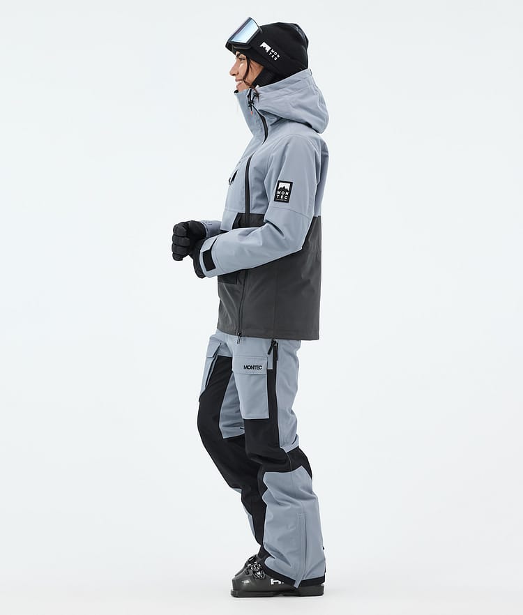 Doom W Ski Jacket Women Soft Blue/Black/Phantom, Image 4 of 11