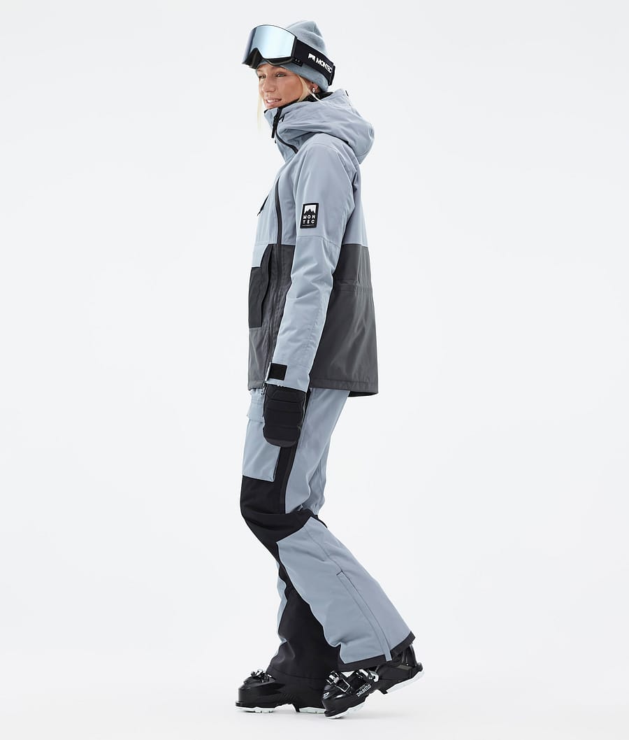 Doom W Ski Jacket Women Soft Blue/Black/Phantom