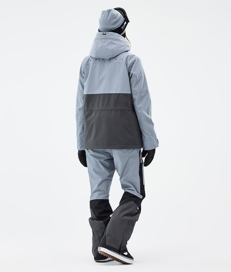 Doom W Snowboardjakke Dame Soft Blue/Black/Phantom