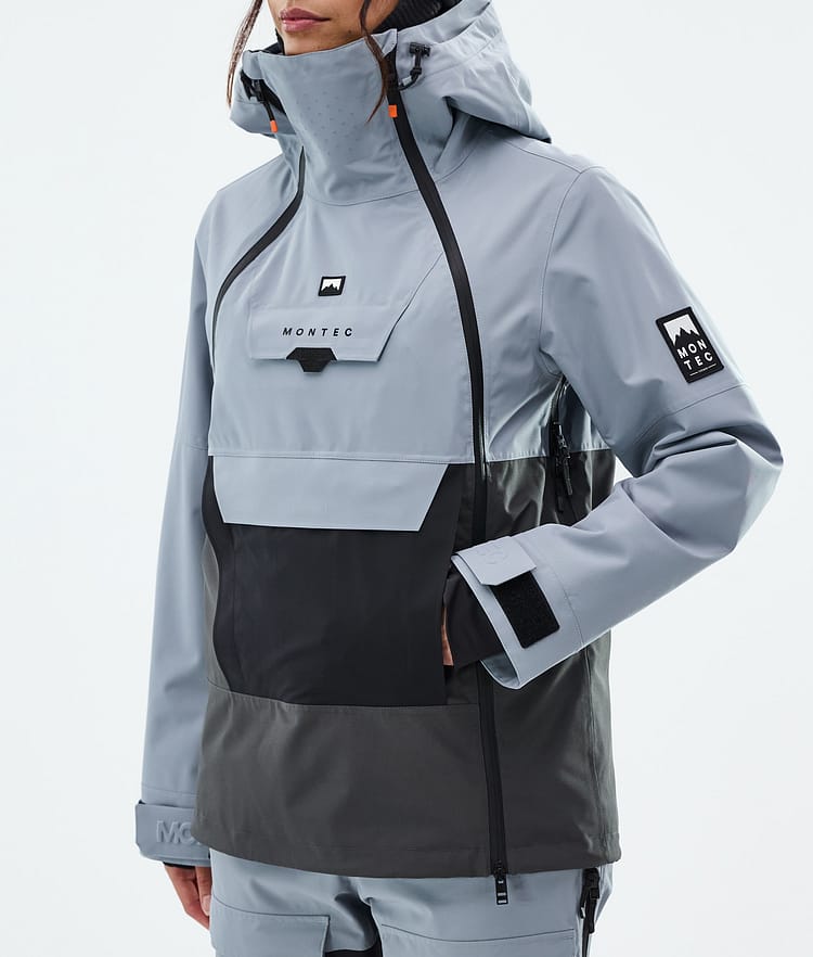 Doom W Ski Jacket Women Soft Blue/Black/Phantom, Image 8 of 11