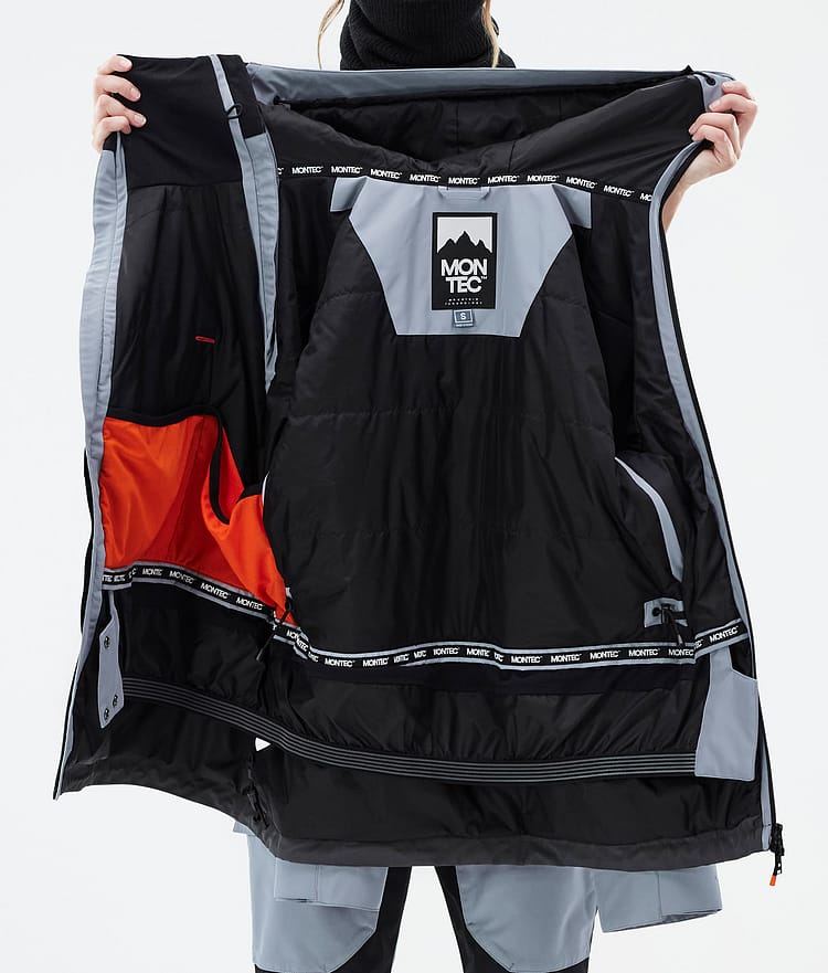 Doom W Ski Jacket Women Soft Blue/Black/Phantom, Image 11 of 11