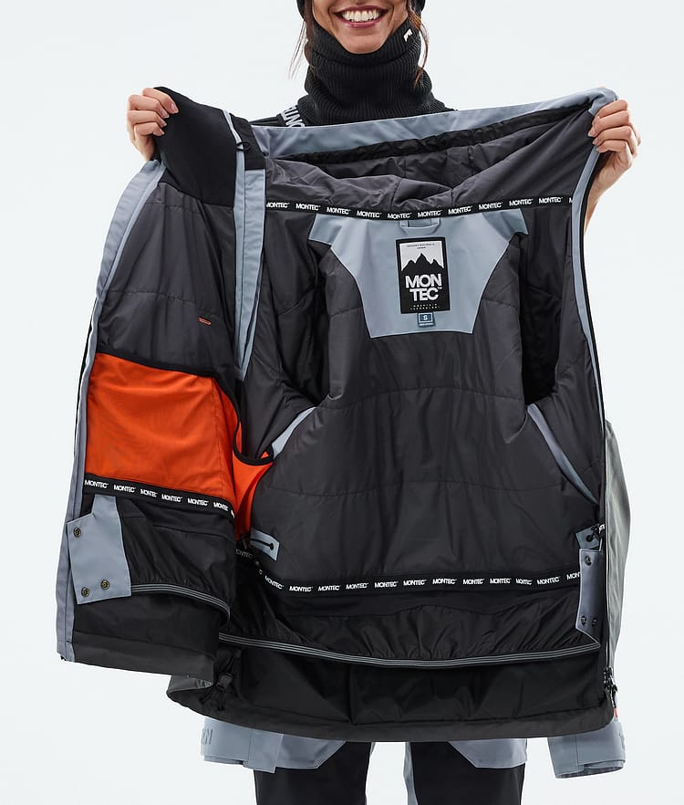Doom W Ski Jacket Women Soft Blue/Black/Phantom, Image 11 of 11