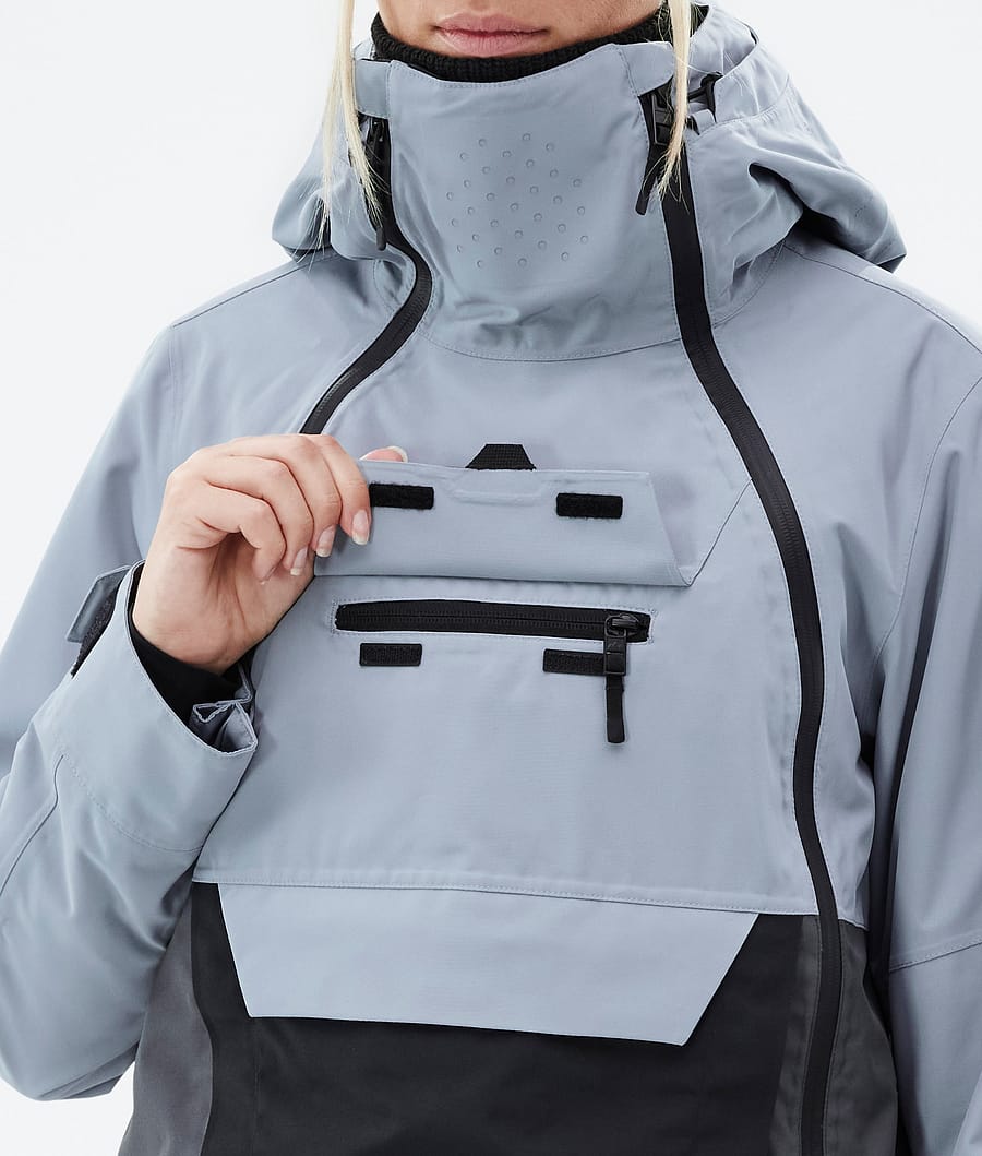 Doom W Ski Jacket Women Soft Blue/Black/Phantom