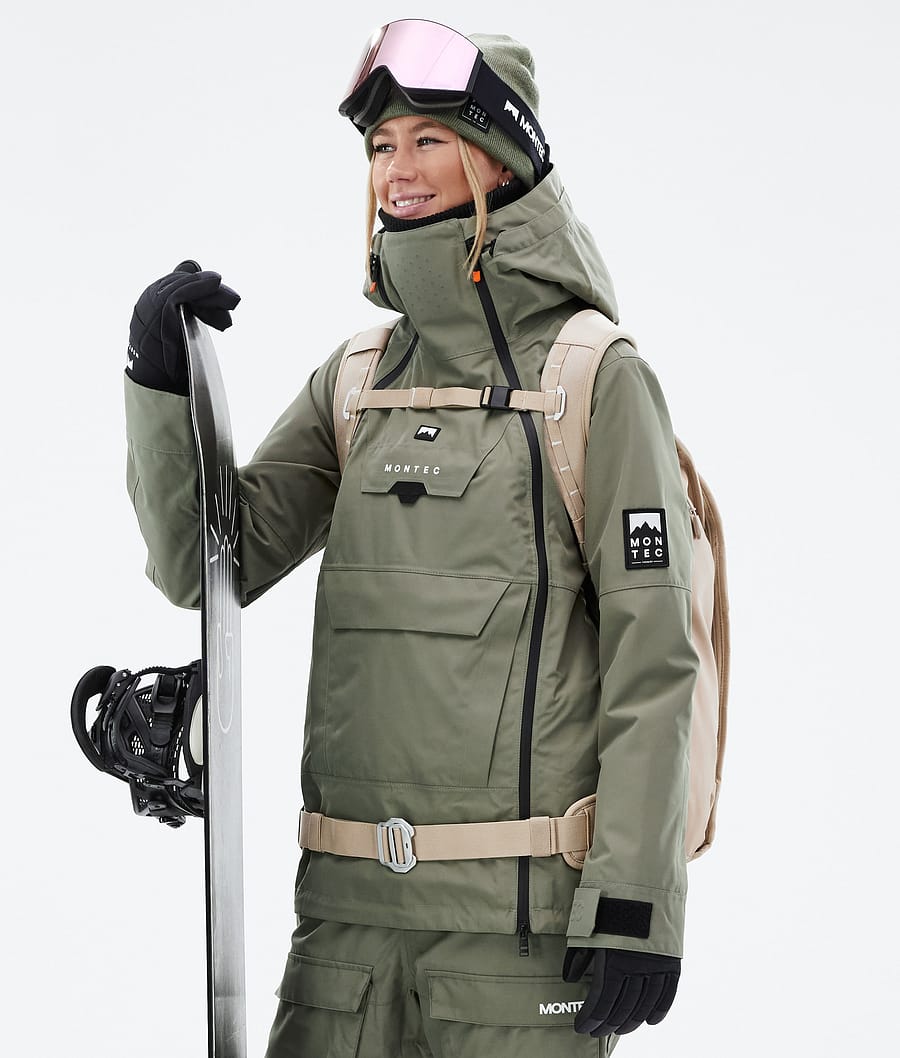 Doom W Snowboard Jacket Women Greenish