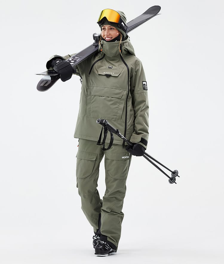 Doom W Veste de Ski Femme Greenish, Image 3 sur 11