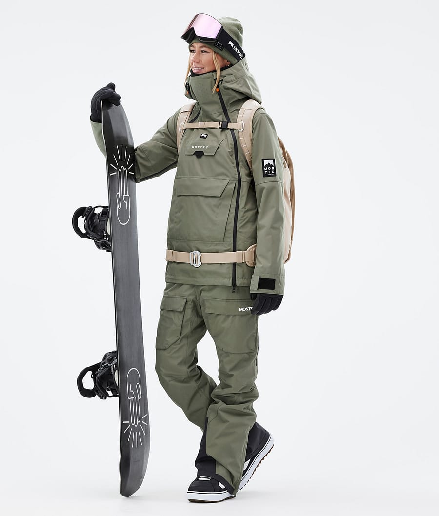 Doom W Snowboard Jacket Women Greenish