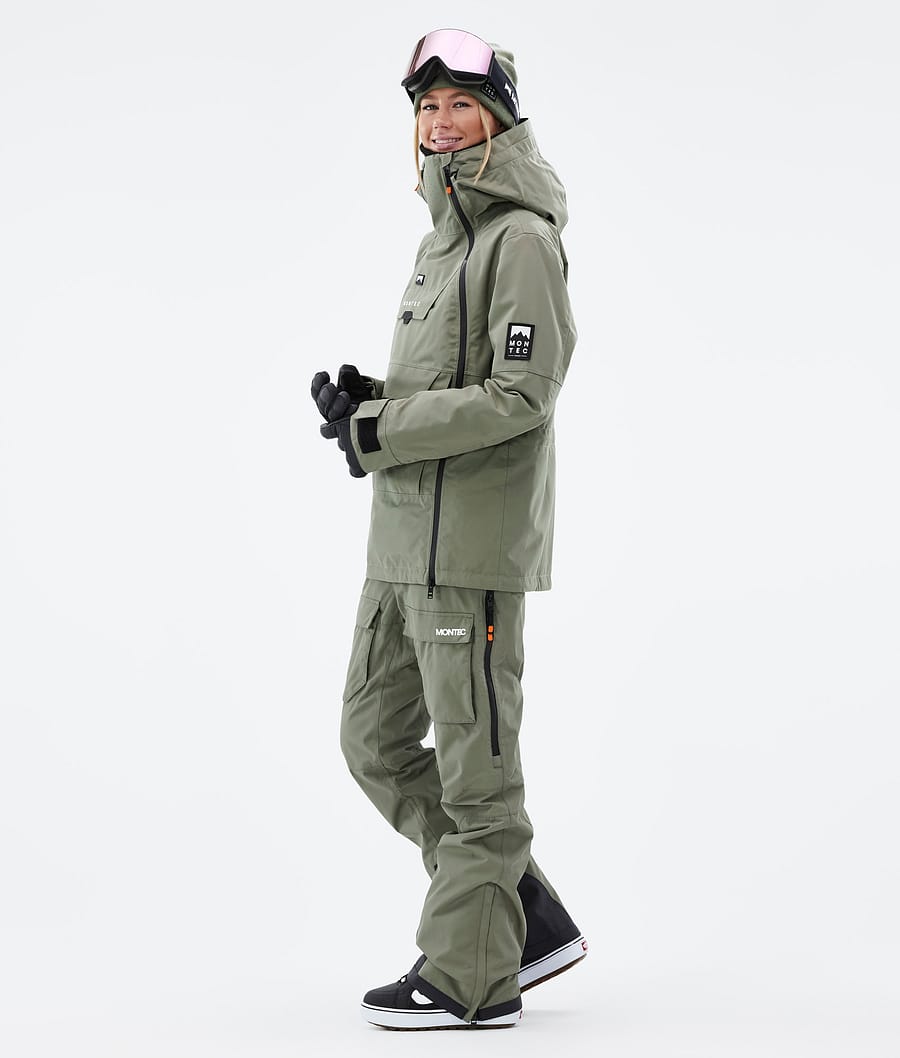Doom W Snowboard Jacket Women Greenish
