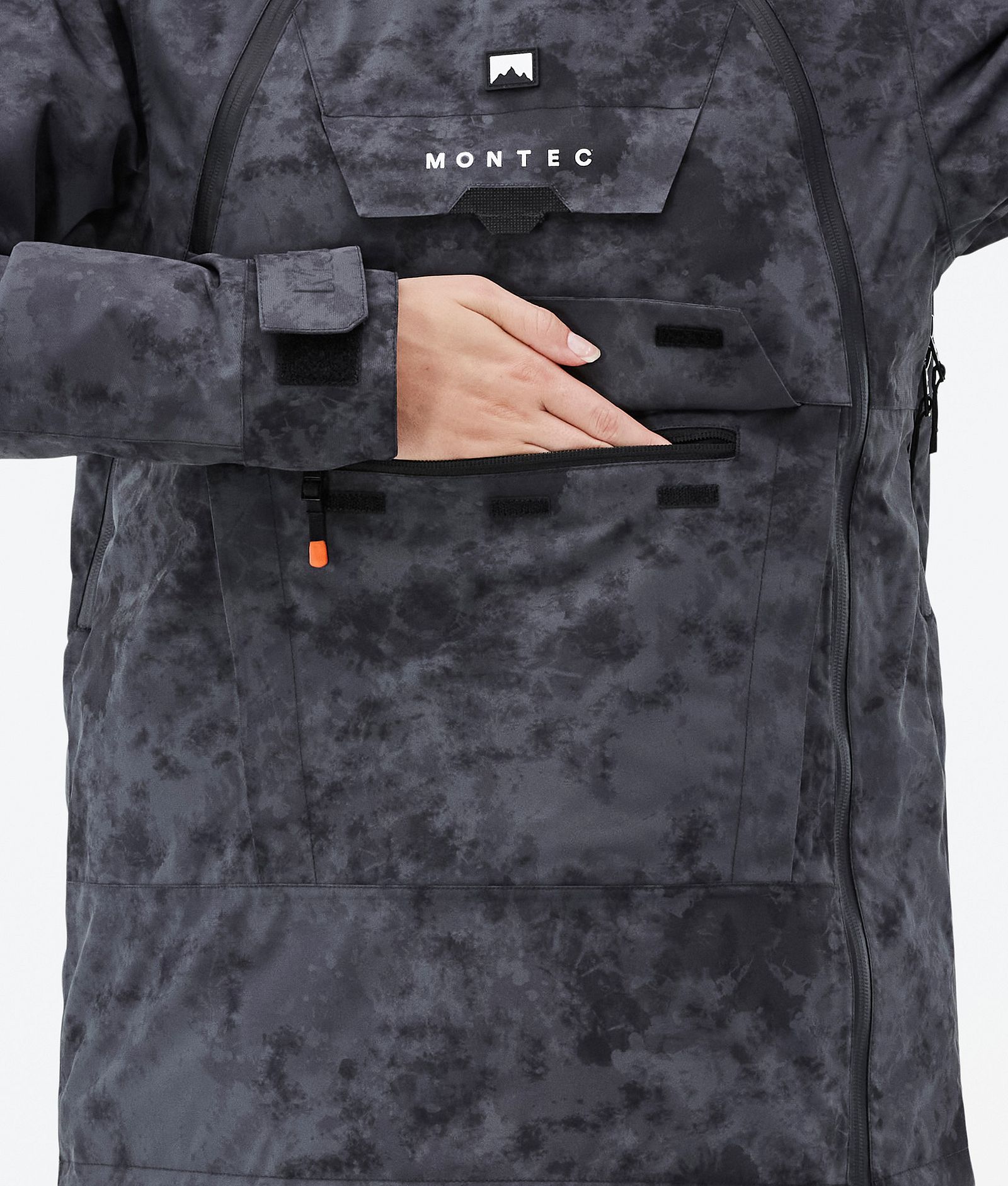Doom W Snowboardjakke Dame Black Tiedye, Billede 9 af 11