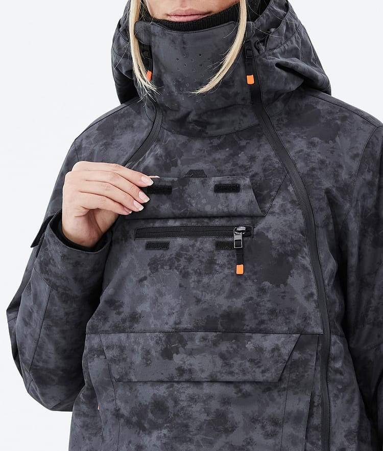 Doom W Snowboardjakke Dame Black Tiedye, Billede 10 af 11