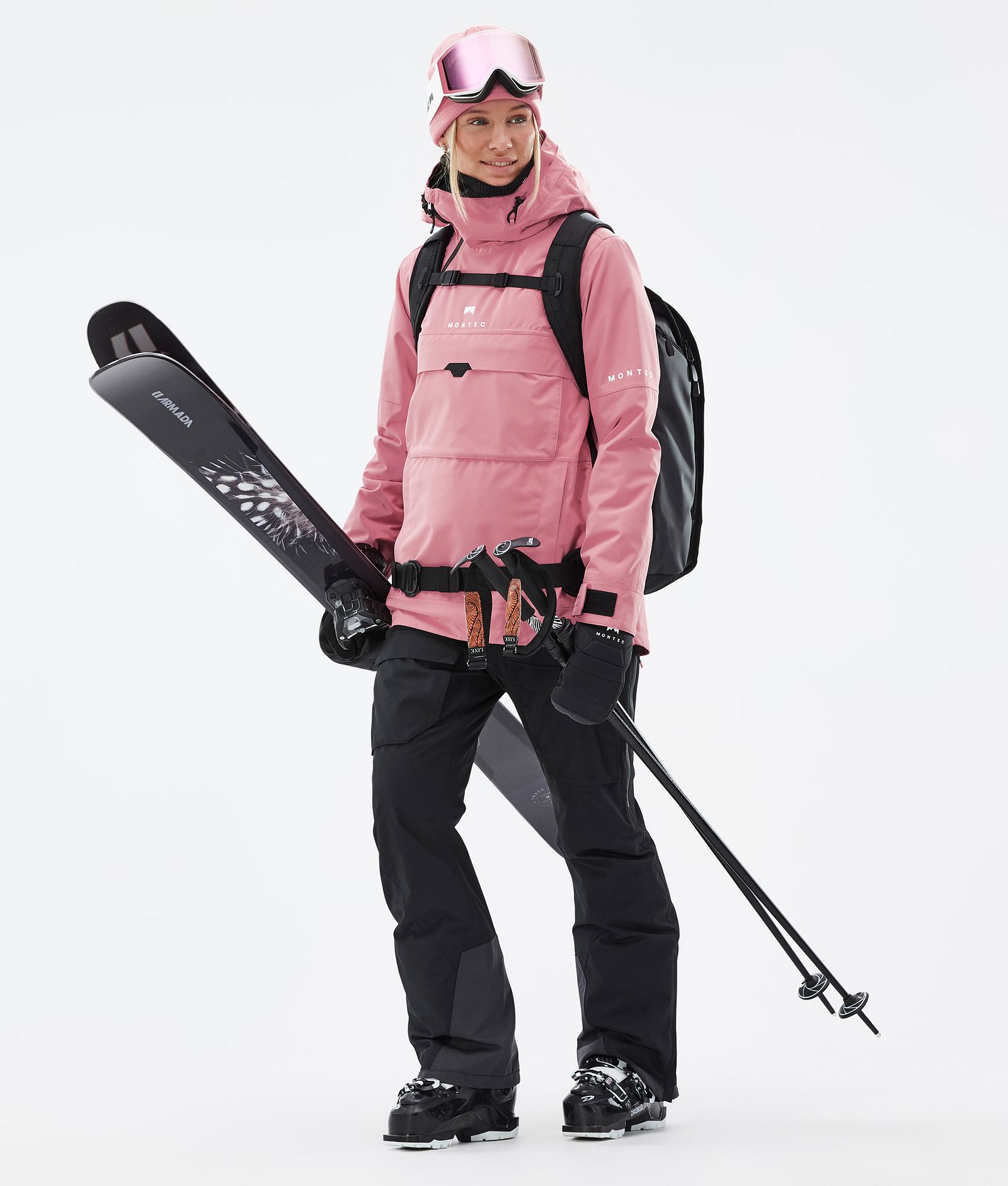 Dune W Veste de Ski Femme Pink, Image 3 sur 9