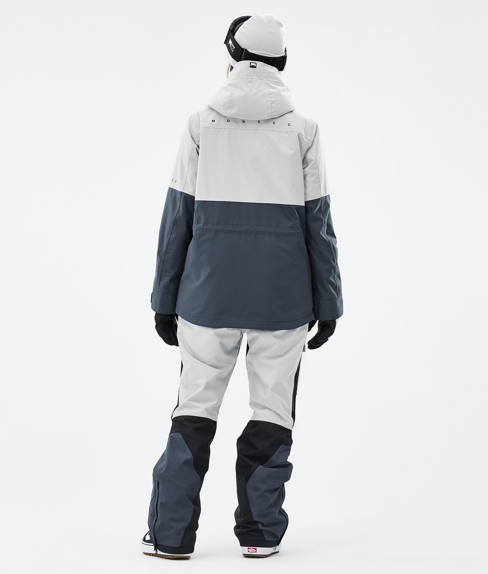 Dune W Veste Snowboard Femme Light Grey/Black/Metal Blue, Image 5 sur 9