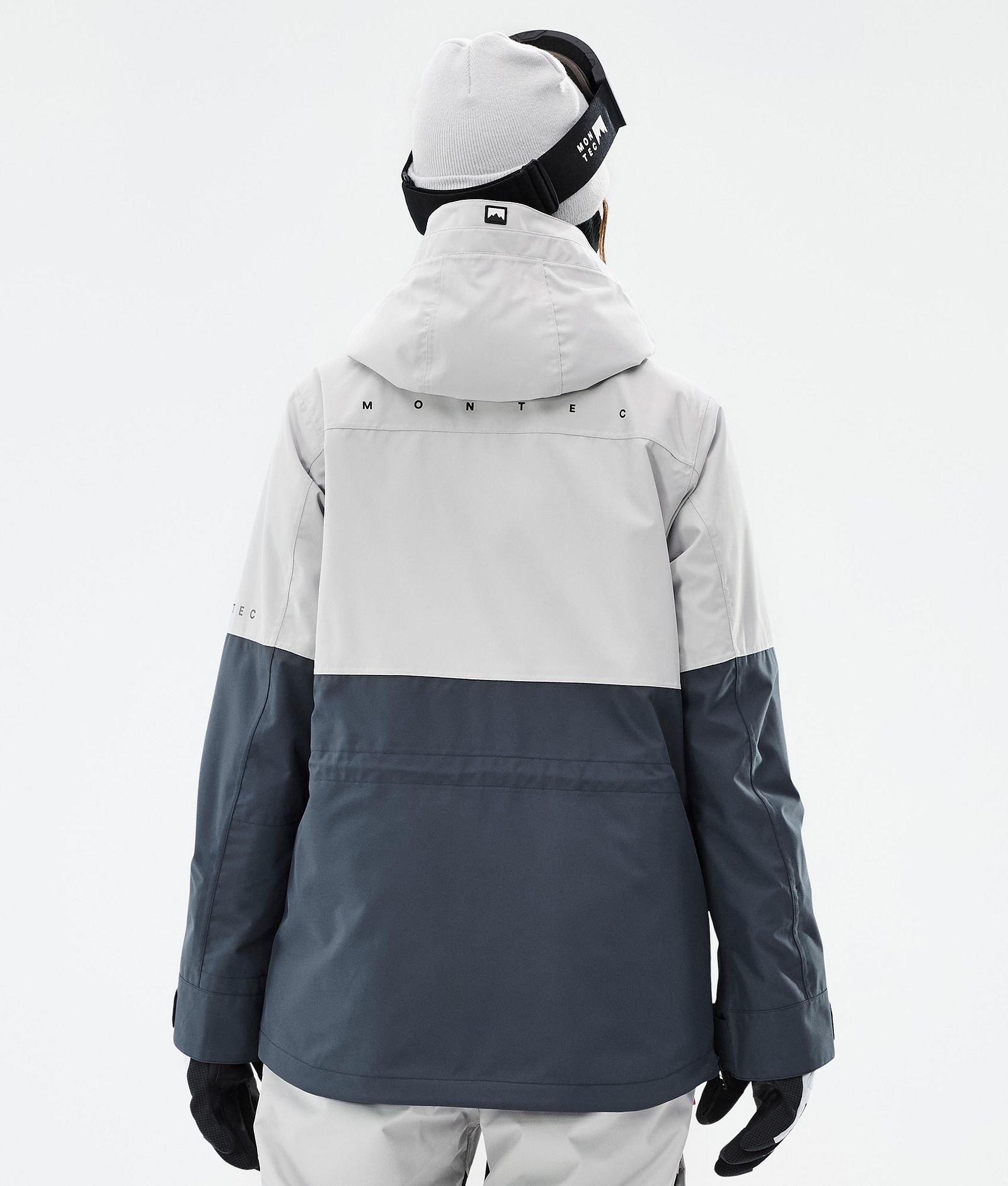 Dune W Ski Jacket Women Light Grey/Black/Metal Blue, Image 7 of 9